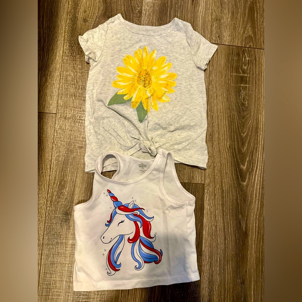 Girls 5T Summer Shirt Bundle Carter’s